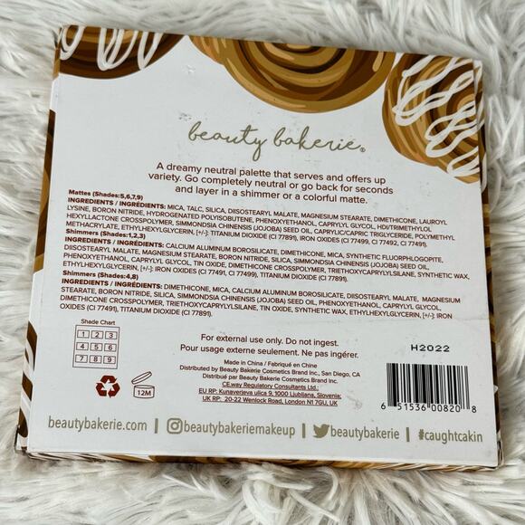 New Beauty Bakerie The Chosen Bun Eyeshadow Palette Neutral Matte Shimmer - Picture 2 of 3